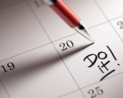 DO It! Written on a Calendar Date.